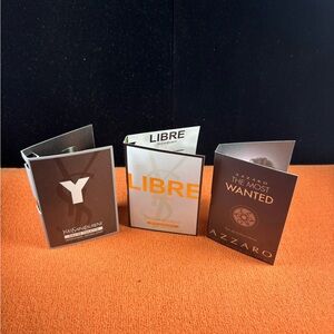 Yves Saint Laurent and Azzaro Fragrance Sample Lot for Men